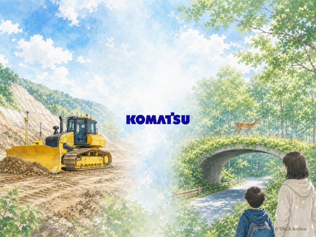 「コマツ」の記事アイキャッチ画像